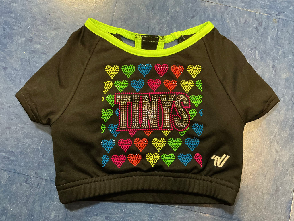 Tiny Neon Top with Bling