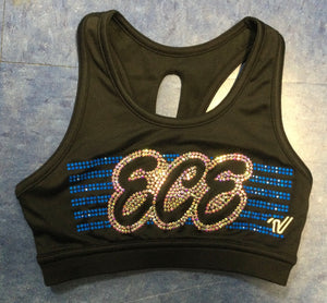 ECE Practice Sports Bra Bling