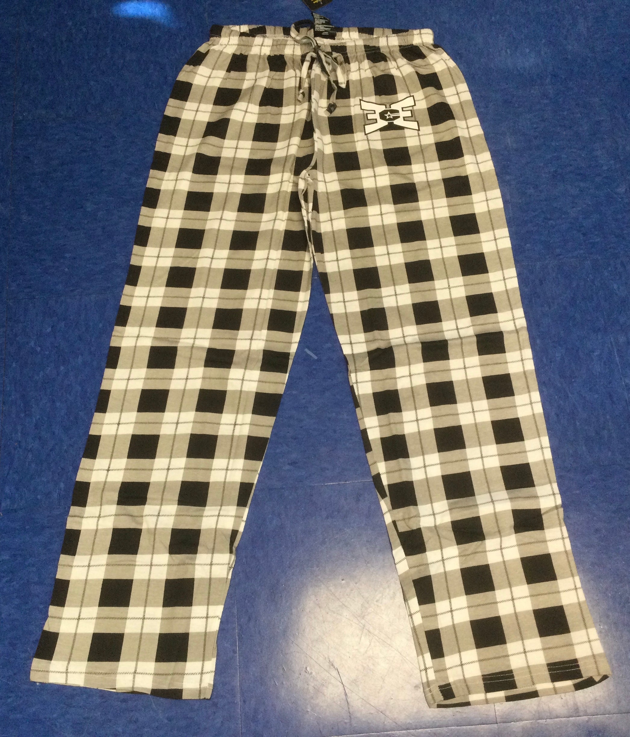 ECE Cotton Pajama Pant Black/White