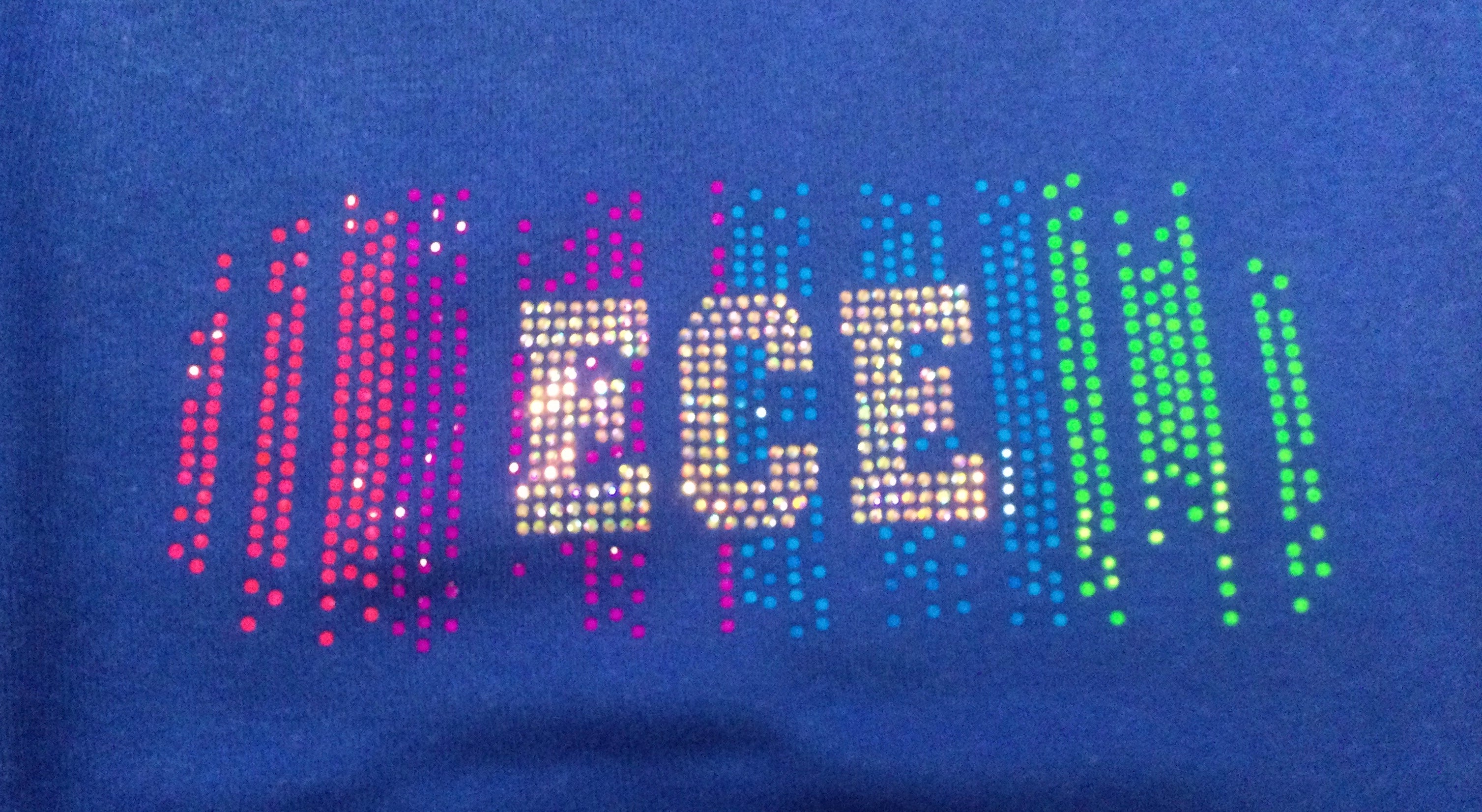 ECE Toddler Sweatshirt with neon Bling Logo
