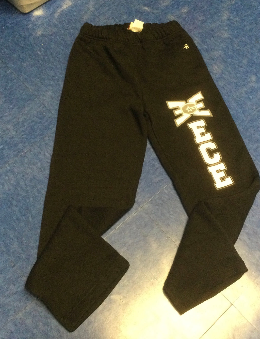 Sweatpants Black with Black/White Logo 25/26