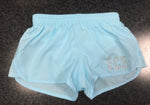 Shorts Aqua with Bling Logo