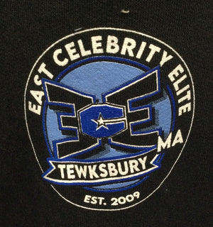 ECE Hooded Sweatshirt Black with Blue/White Logo 2023