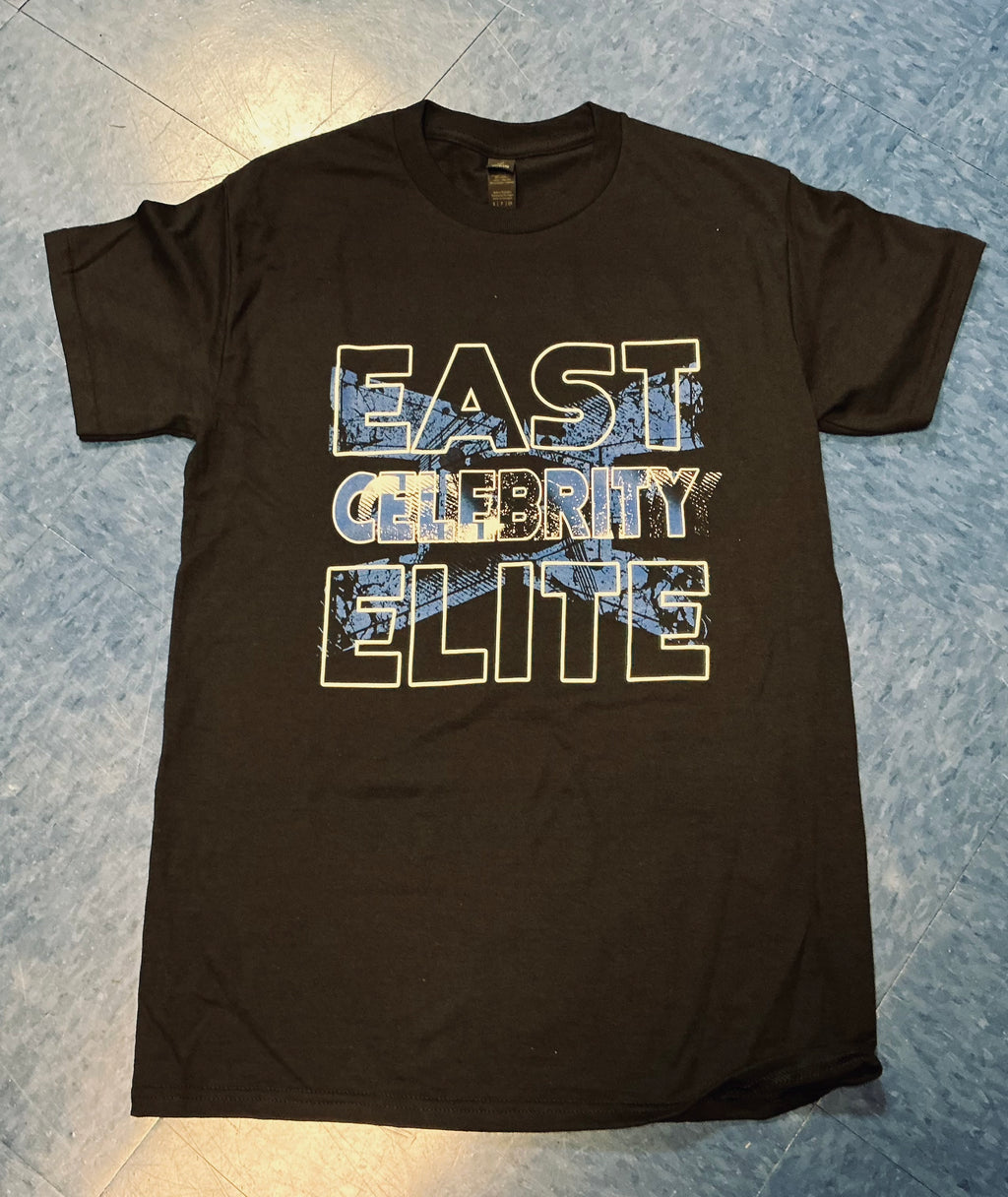 ECE T-Shirt Black with Blue Logo