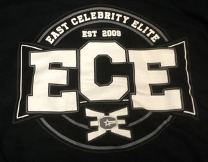 Sweatshirt Hooded Black with Black/White Logo 25/26