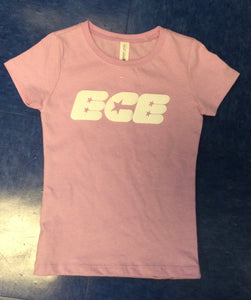 ECE Lavender Shirt with White Logo