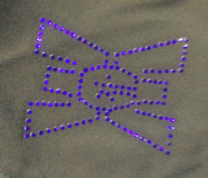 Shorts Youth Black with Blue Bling Logo