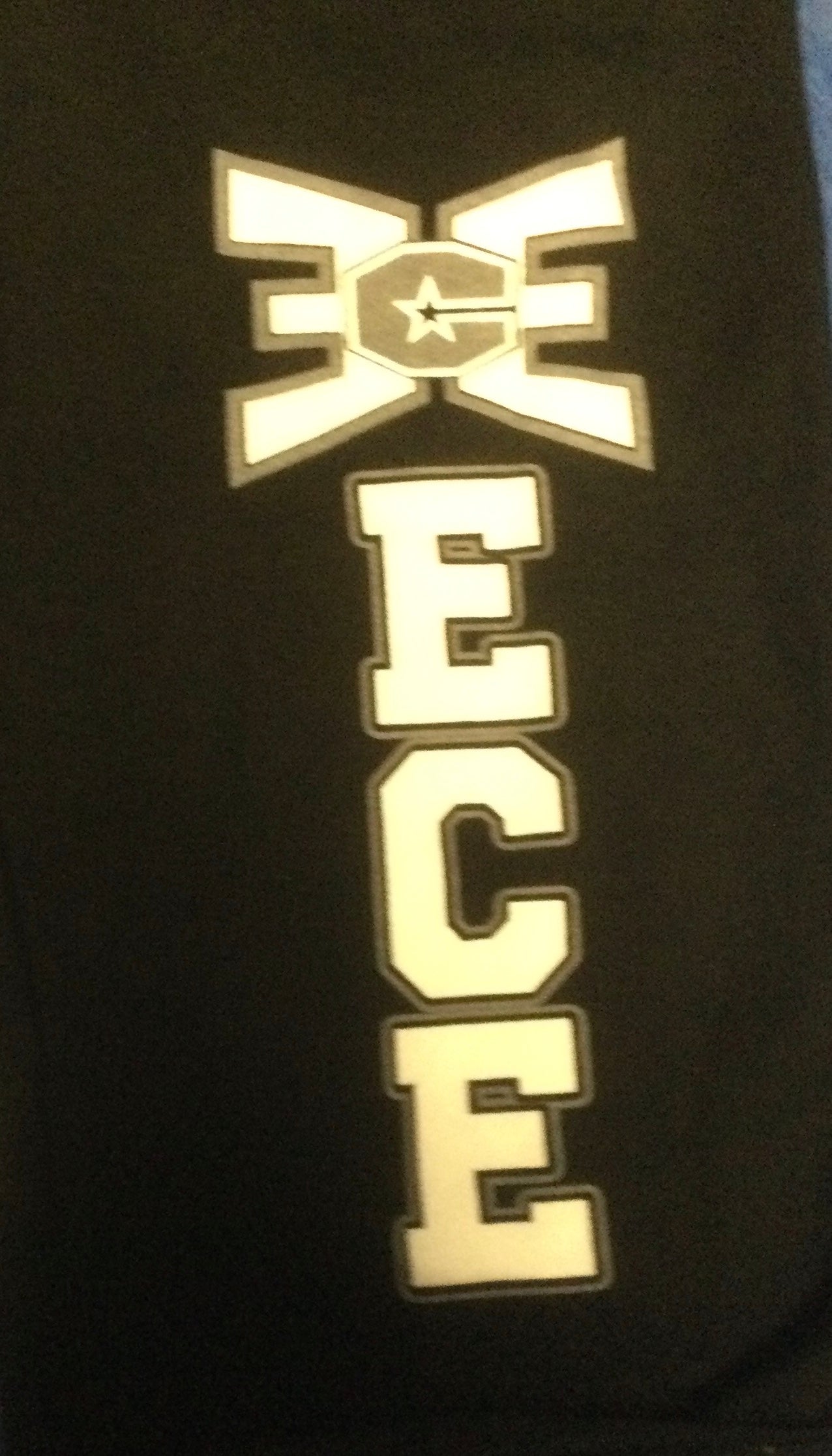 Sweatpants Black with Black/White Logo 25/26