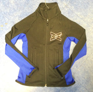 ECE Jacket Black/Blue with Bling