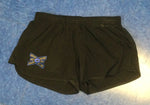 Shorts Youth Black with Black/Blue Logo