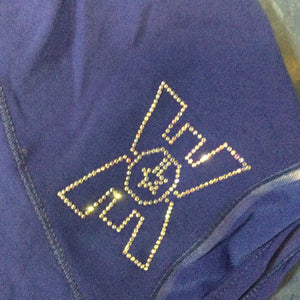 Practice Shorts Royal Blue with Bling Logo