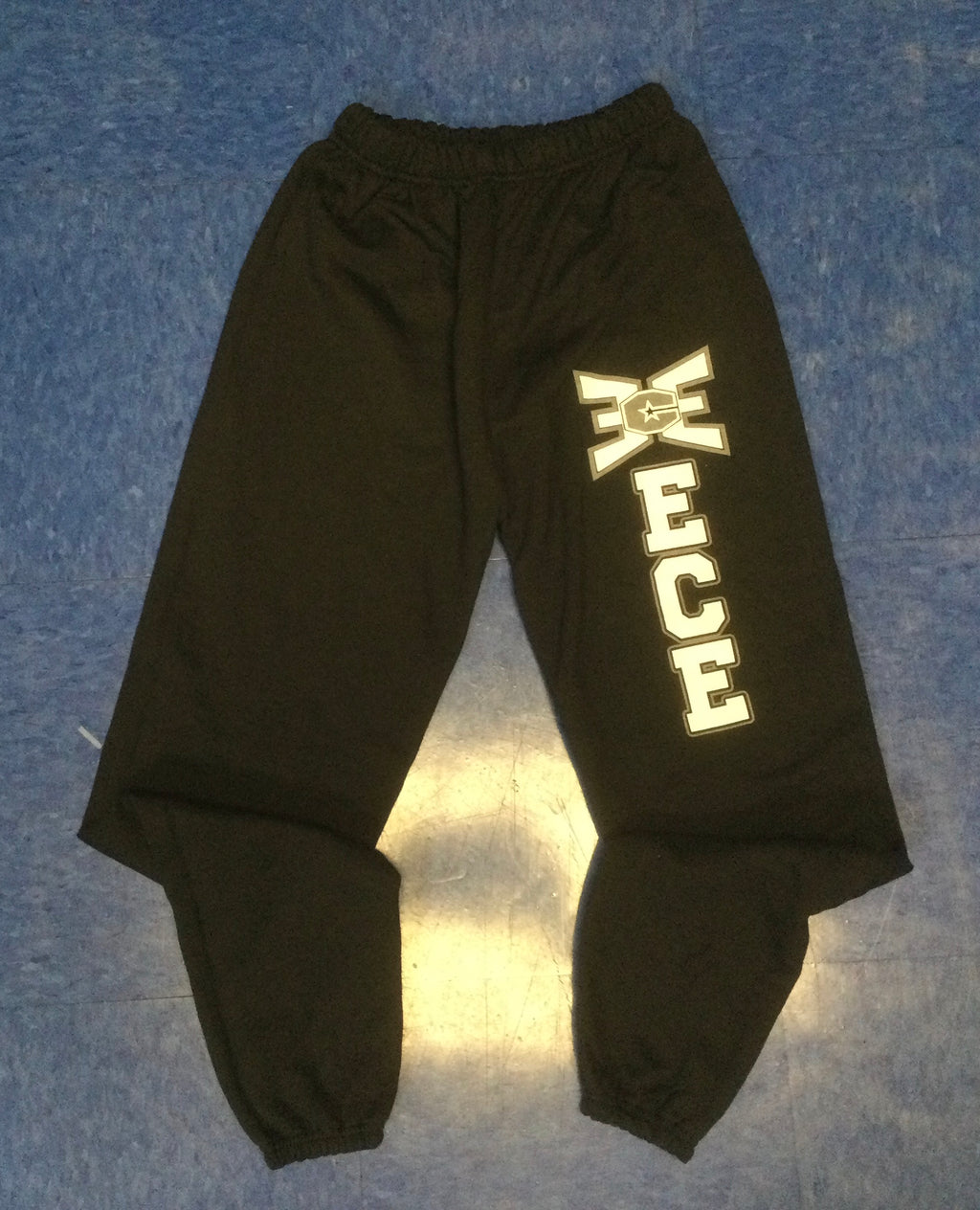 ECE Joggers Black with Black/White Logo 25/26