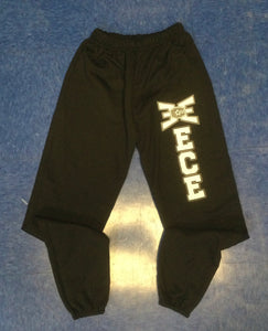 ECE Joggers Black with Black/White Logo 25/26