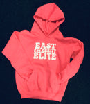 Sweatshirt Hooded Youth Pink with White Sparkle Logo