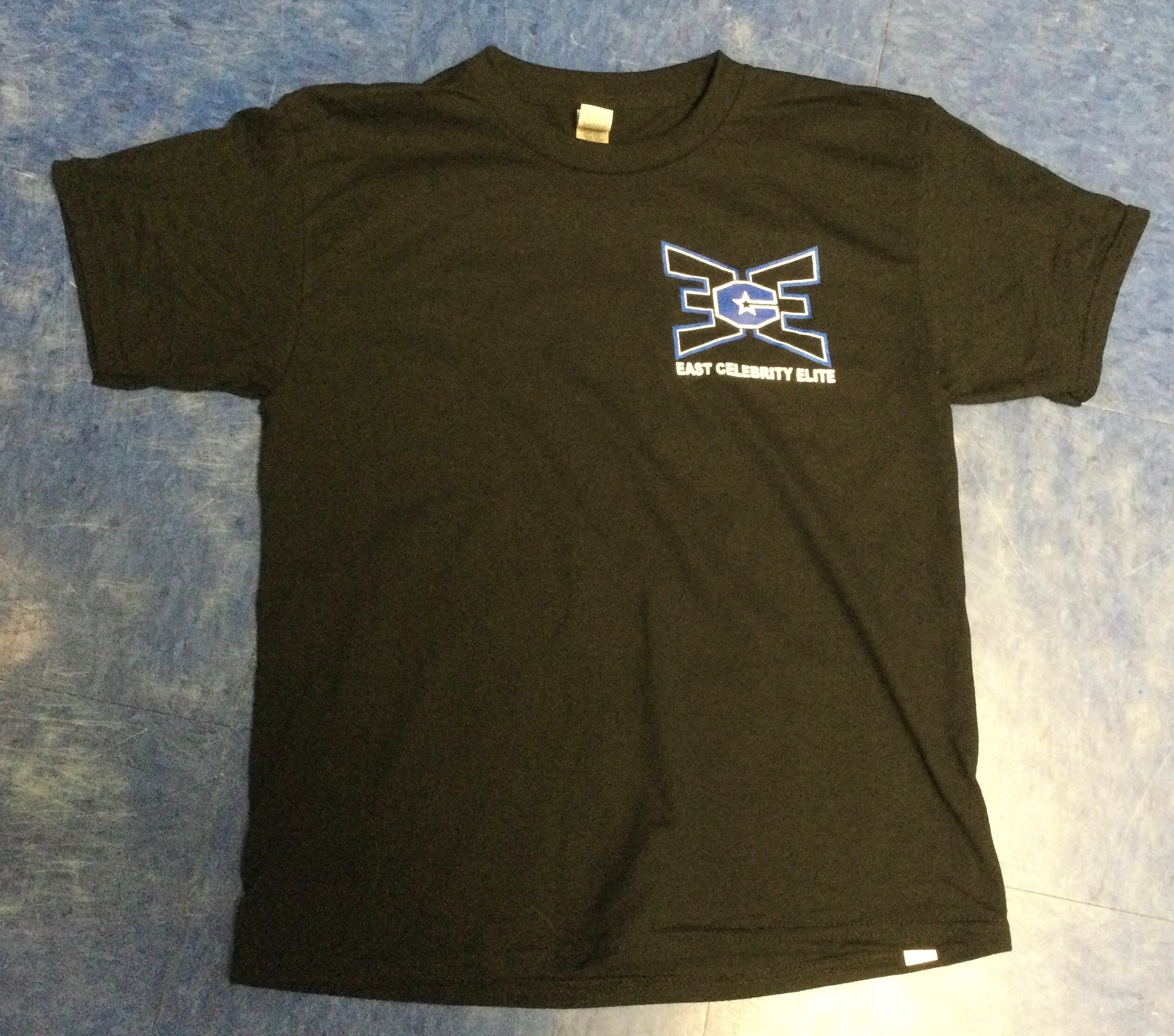 ECE T-Shirt Black with Blue Logo – eceproshop