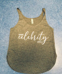 Tank Top Charcoal Grey with White Logo