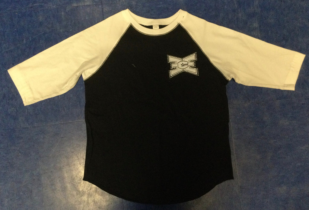 ECE T-Shirt Black with White Sleeves
