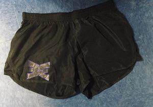 Shorts Black with Black/Blue Logo