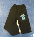 Sweatpants Black with Blue Logo